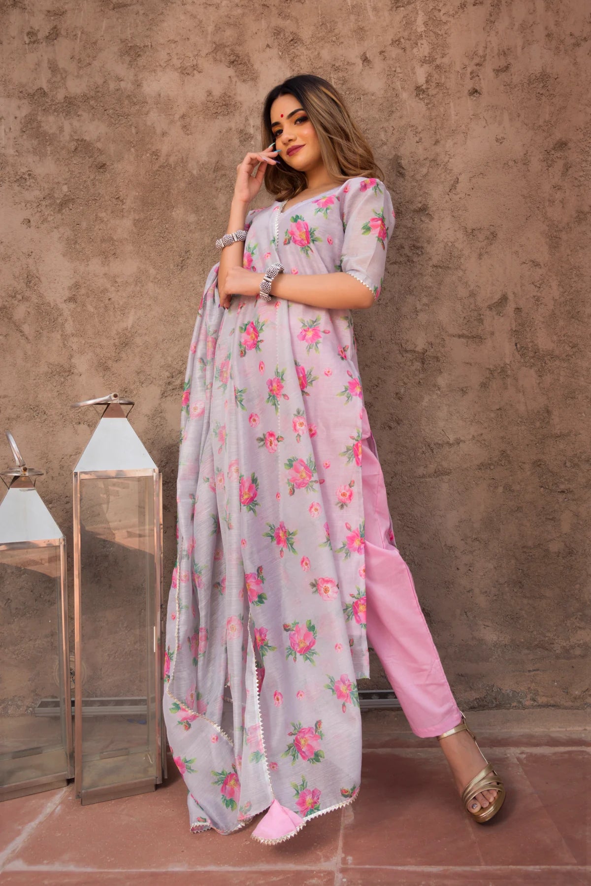 GULAB MODAL COTTON SUIT SET